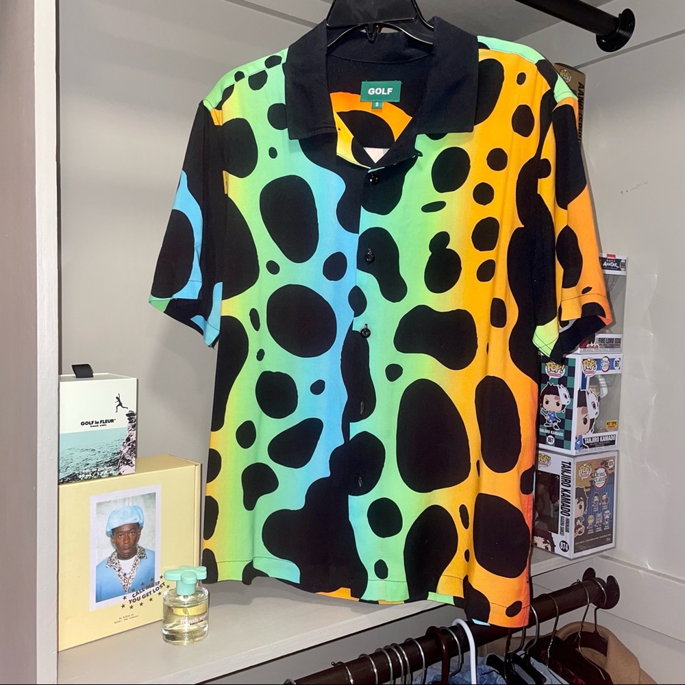 Golf Wang Frog Skin button up